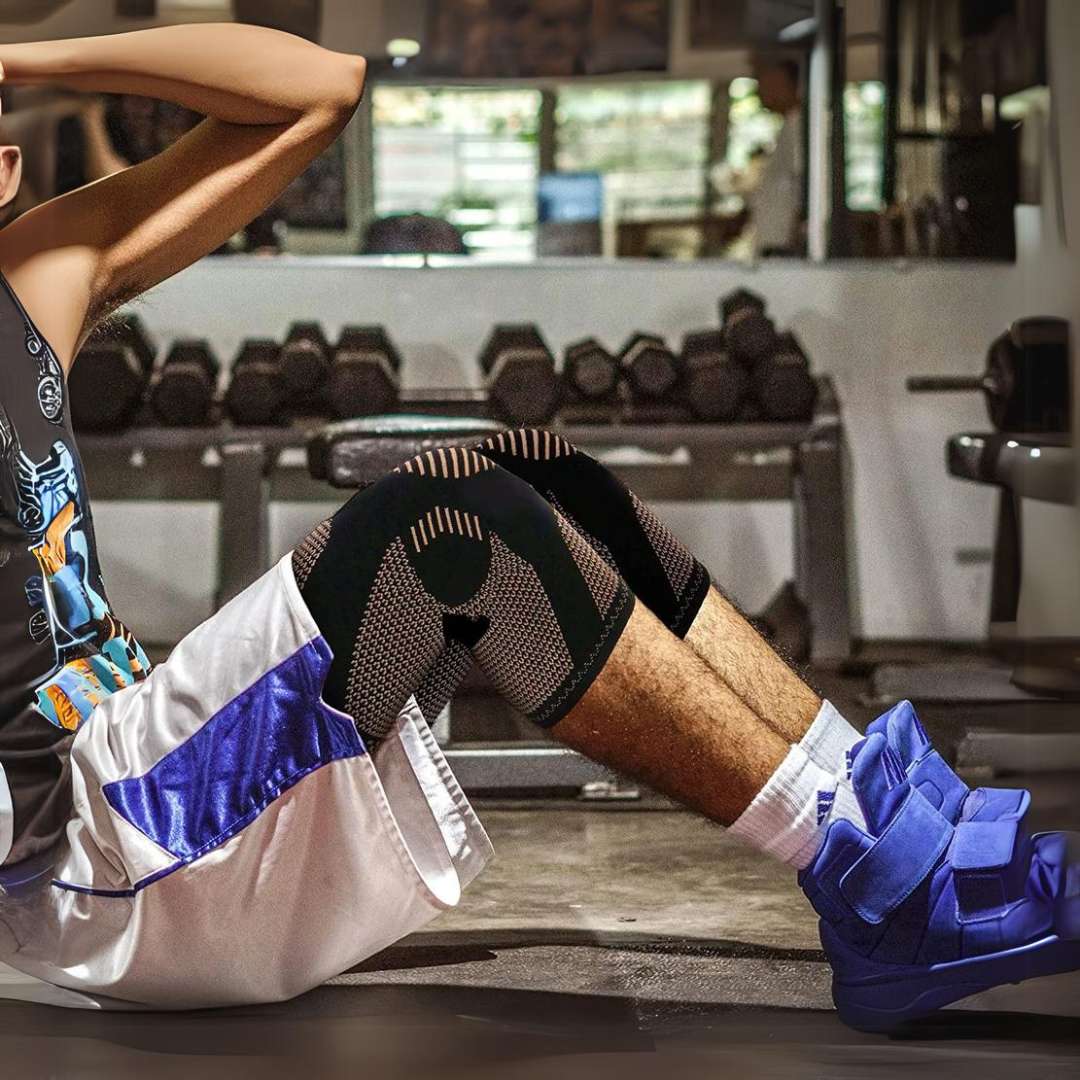 CopperFlex Knee Compression Sleeve | for Pain Relief - Support - Mobility - perfect for Athletes, Arthritis, Seniors, and Injury Recovery Bowlift