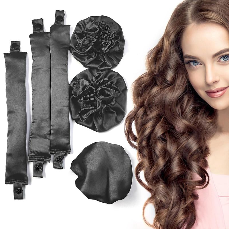 BowLift | Satin heatless curling iron set