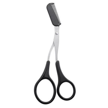 Scissors for trimming eyebrows