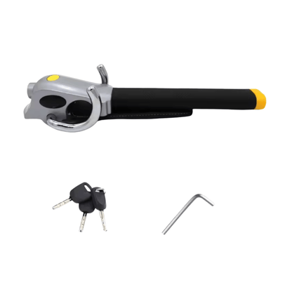 BowLift | LockShield Premium Steering Wheel Lock with Triple Locking & Alarm