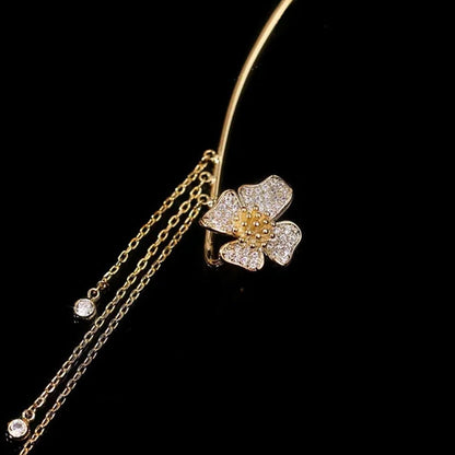 Skanto | Butterfly Flower Rem Style Zircon Earrings