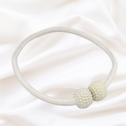 BowLift | Magnetic Pearl Curtain Tie Back | 2pcs Set