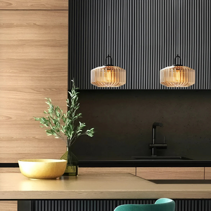 Skanto | Retro Colored Glass Pendant Lamp