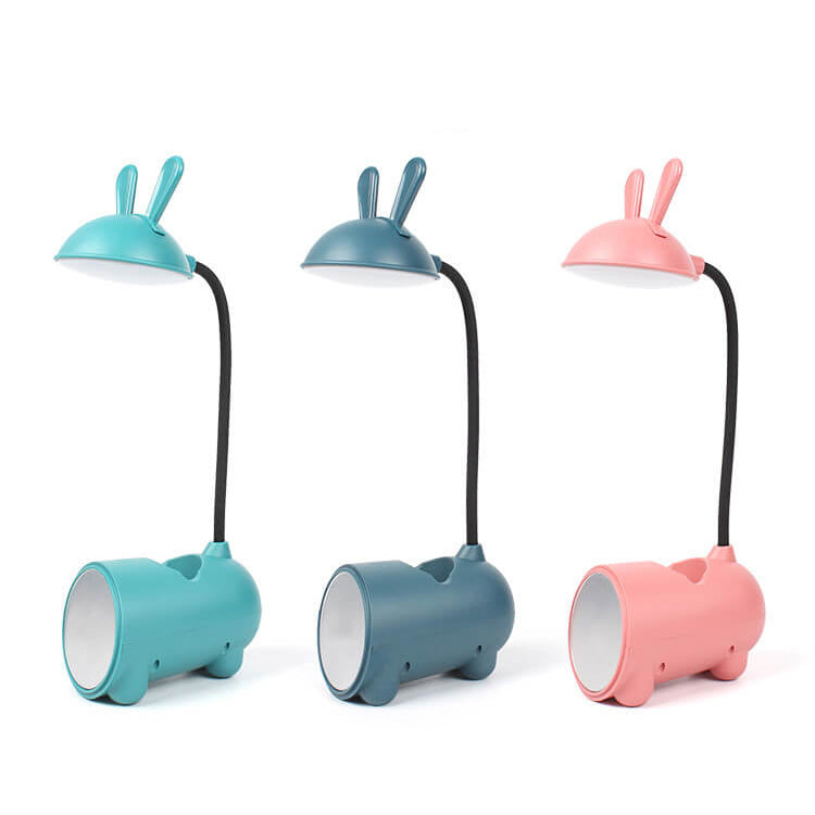 Skanto | BunnyGlow Creative LED Touch Lamp with Pen Holder | USB Charging | Desk Lamp | Kids Room Decor