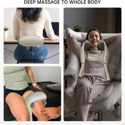 Skanto | Heated Massage Chair with Back and Neck Pillow – Shiatsu Massage for Total Comfort