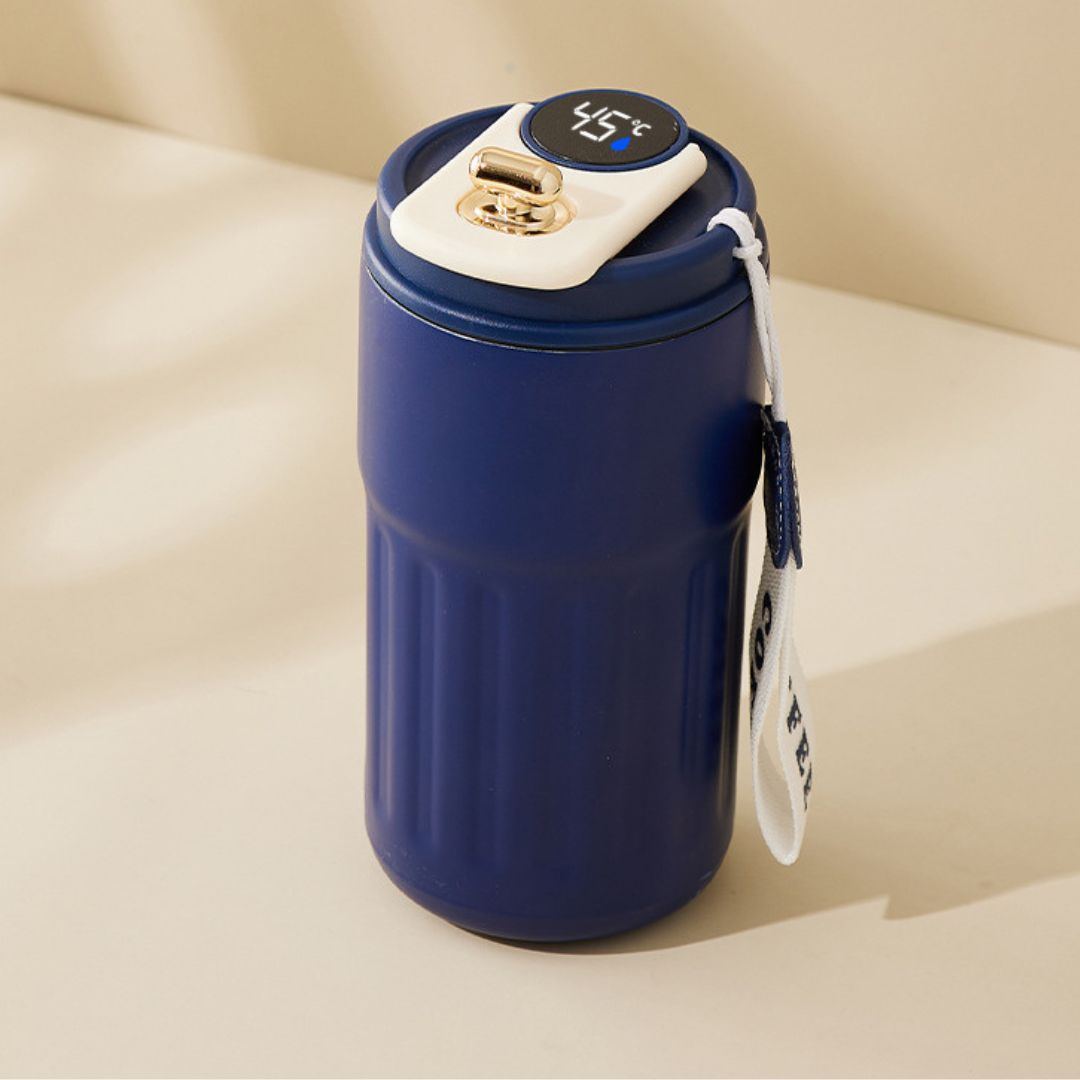 BowLift | Stainless Steel Coffee Mug with LED Temperature Display 450 ML