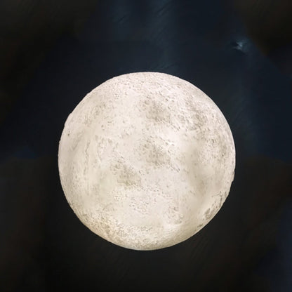 Skanto | Creative Mini Rechargeable 3D Printed Moon 1-Light LED Table Lamp