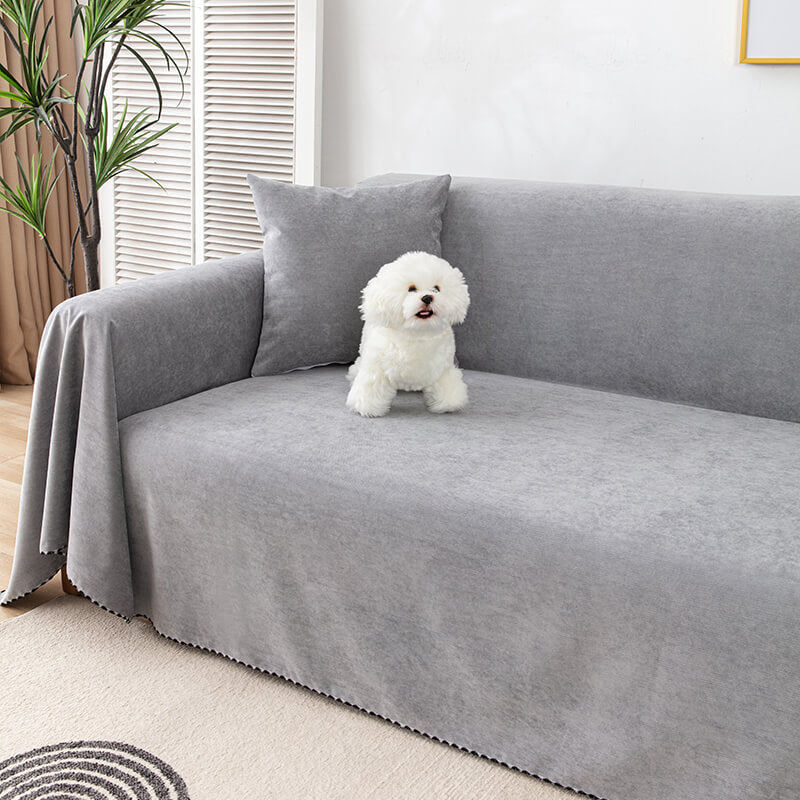 Premium Waterproof Sofa Throw Blanket Covers with Jacquard Edge