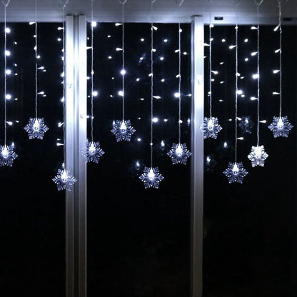 Skanto | Skanto Snowflake Remote Control Icicle Lights Flashing LED Decorative Lights