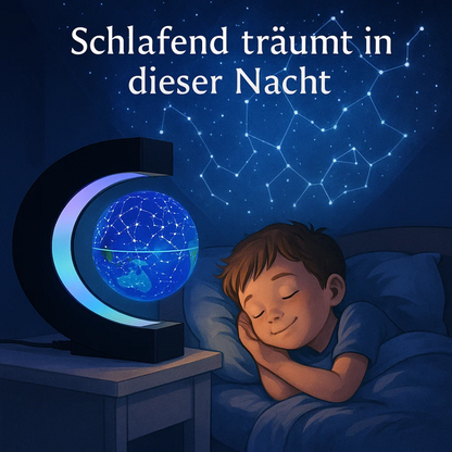 AstroGlobe LED World Globe – Levitating Globe Lamp with Magnetic Suspension