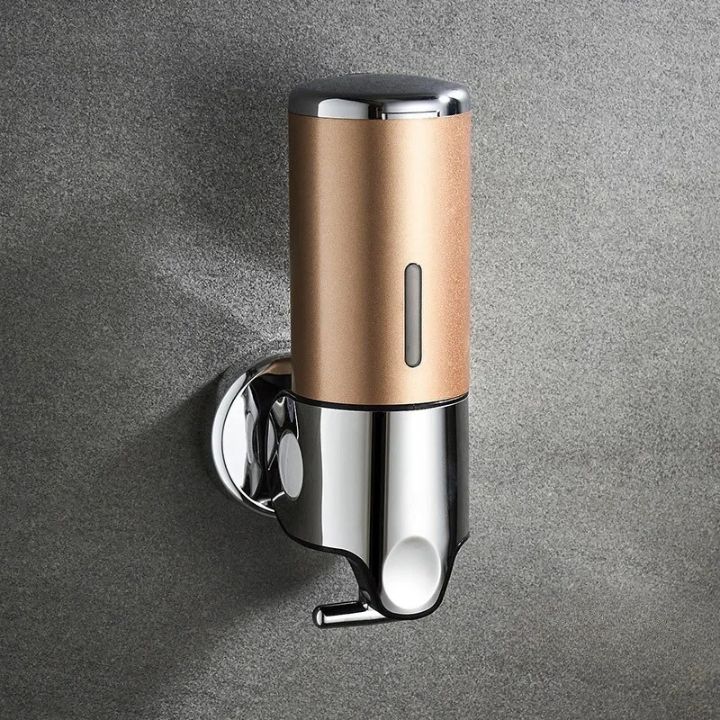 BowLift | Wall Mounted Soap Dispenser | SudsStation Bathroom Organizer | Stainless Steel & ABS | 16.9 fl oz | Set of 1–3