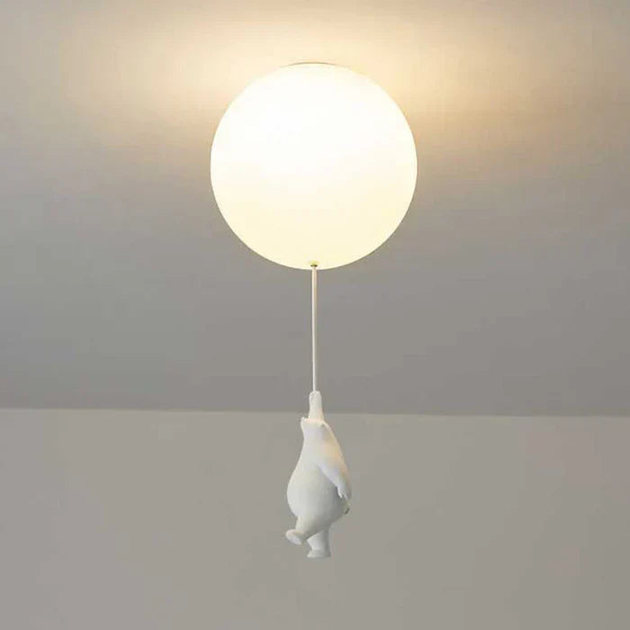 CloudBear – Playful Children's Room Lamp with Balloon