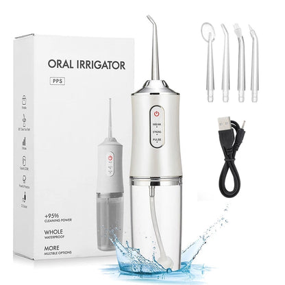 BowLift | Waterproof irrigator dental cleaner, cordless & rechargeable water floss
