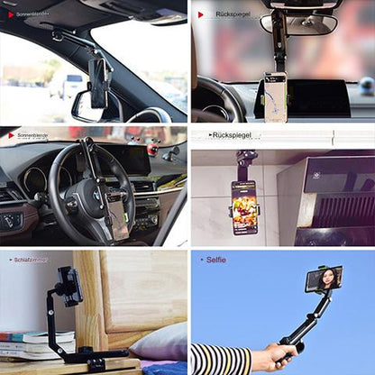 Rotatable and retractable car phone holder | Bowlift