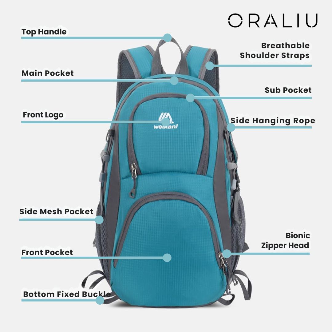 BowLift | Ultralight Waterproof Outdoor Backpack – Lightweight Daypack for Hiking, Camping & Travel