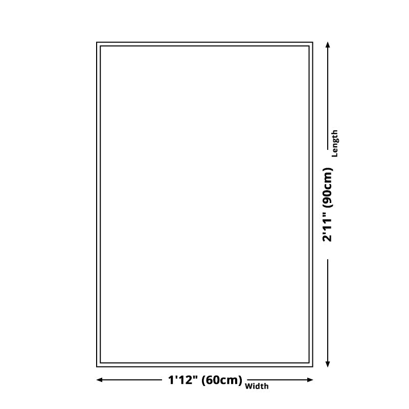 Scandinavian Modern Rug in Blue Abstract Water Wave Pattern Rug Polyester Washable Non-Slip Rug for Home Decor | Bowlift