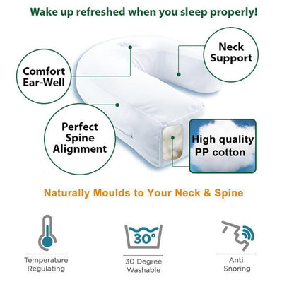 Skanto | Therapeutic Side Sleep Pillow