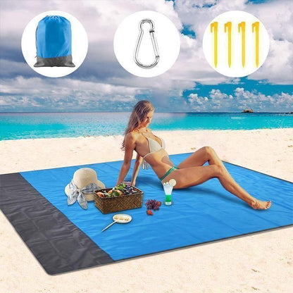 BowLift | Portable Anti-sand Beach Blanket - for Park, Beach and Picnic