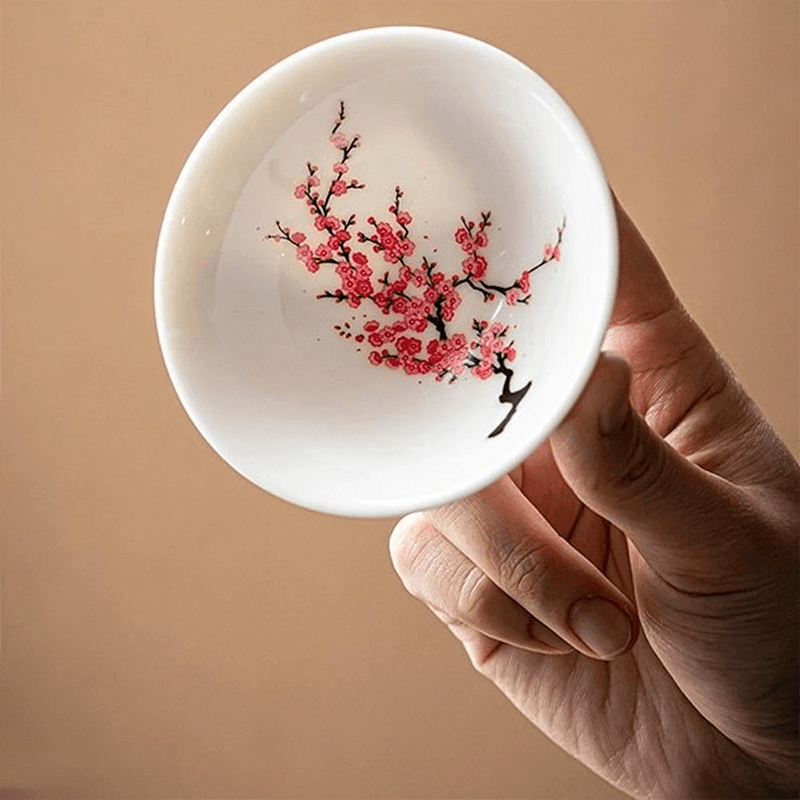 BowLift | Magic Cold Hot Temperature Color Changing Sakura Sake Cup