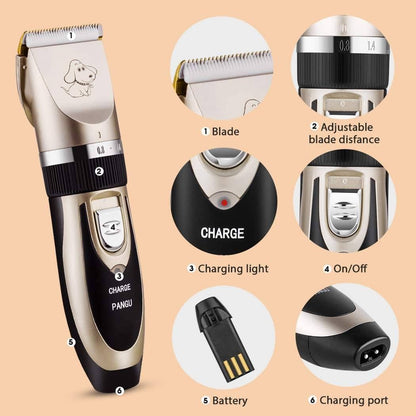 Skanto | Professional Rechargeable Pet Hair Clipper
