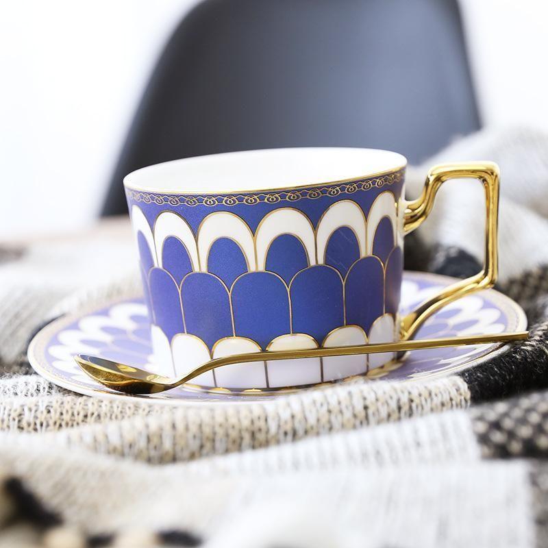 Skanto | Coffee Cups + Saucers + Spoons