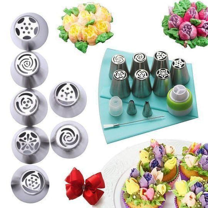 BowLift | stainless steel spout set for cupcakes and cake decoration