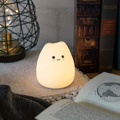 Skanto | Cute Silicone Cat Lamp Touch Control Kids Night Light