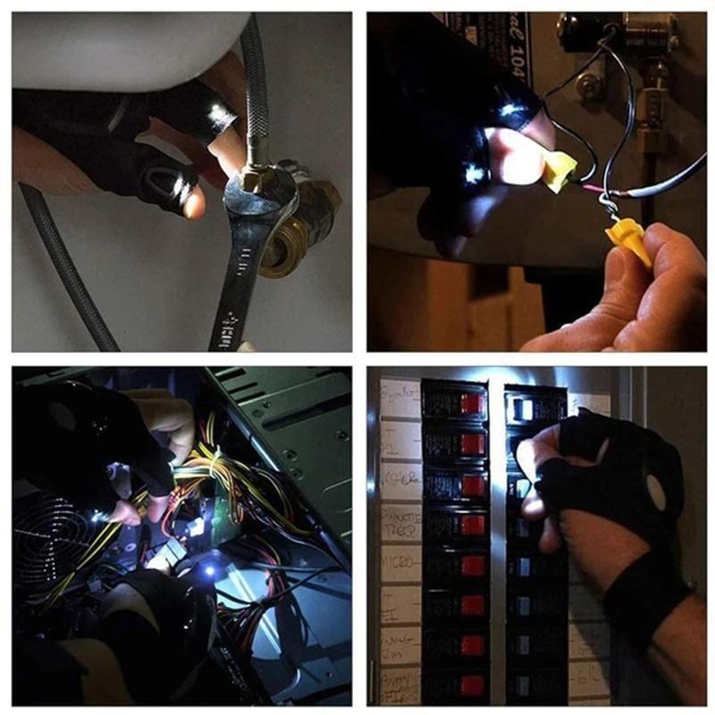 BowLift | LED gloves with waterproof illumination