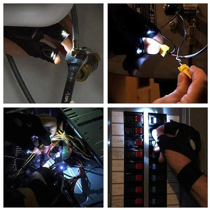 BowLift | LED gloves with waterproof illumination