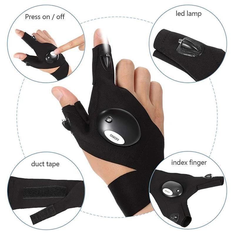 BowLift | LED gloves with waterproof illumination