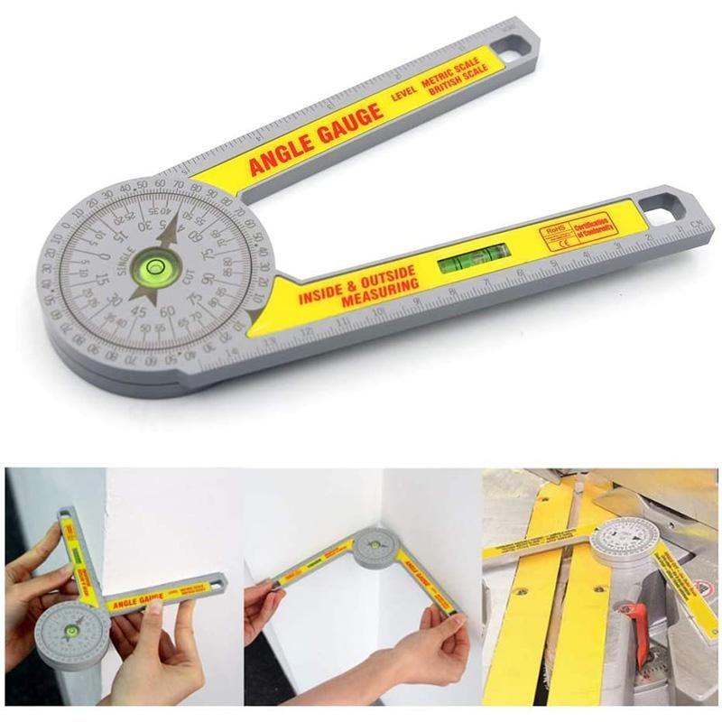 Skanto | 360° Angle Measurer | Precise Tool for Angle Measurement | Yellow