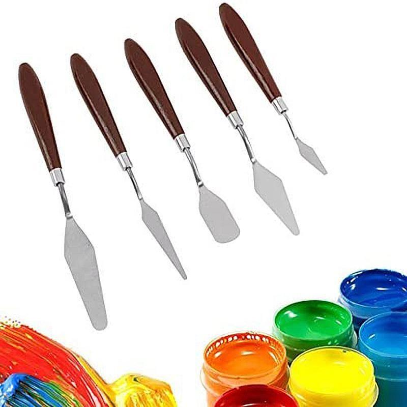 Skanto | 5Pcs Stainless Steel Baking Cake Spatulas