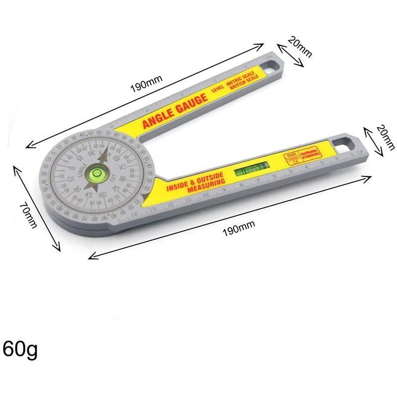 Skanto | 360° Angle Measurer | Precise Tool for Angle Measurement | Yellow