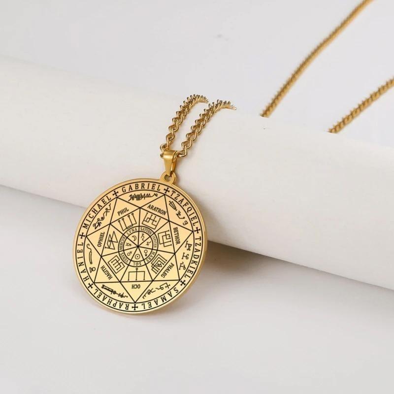 Skanto | Stainless Steel Round Necklace