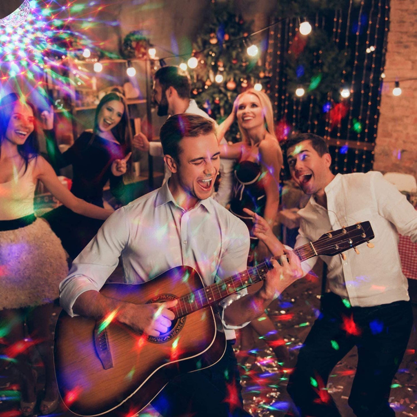 Skanto | Disco Ball Lamp RGB Rotating LED Party Bulb