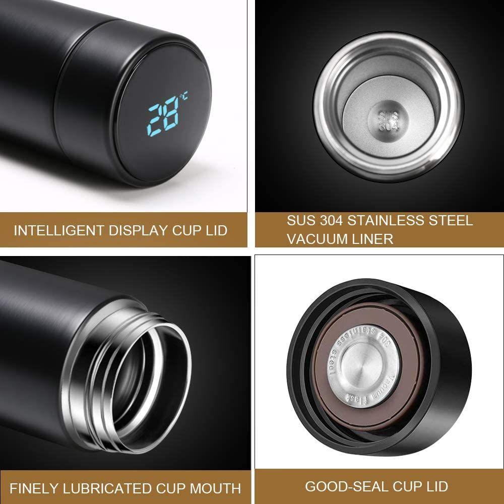 Skanto | Smart Digital Stainless Steel Vacuum Cup