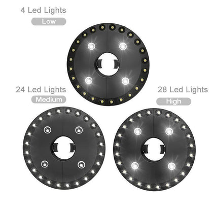 BowLift | Patio Umbrella Light Pole Mounted