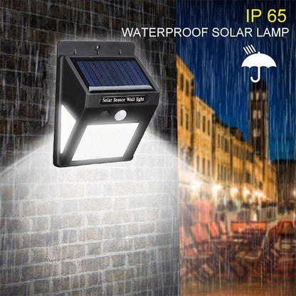 Skanto | 20 LED Solar Outdoor Lights, Super Bright Wall Lamp with Motion Sensor