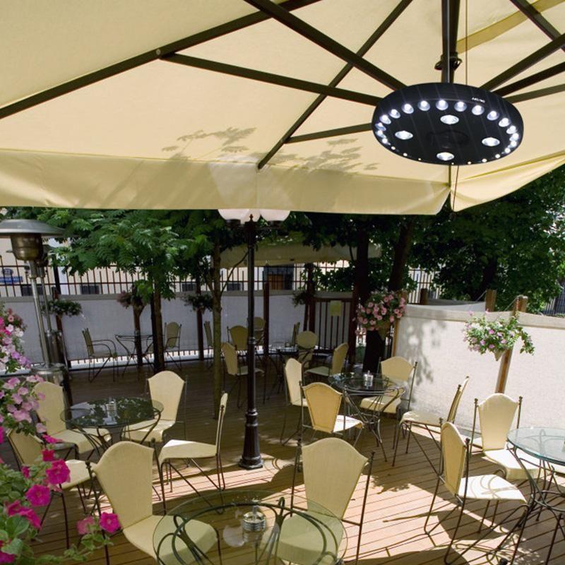 BowLift | Patio Umbrella Light Pole Mounted