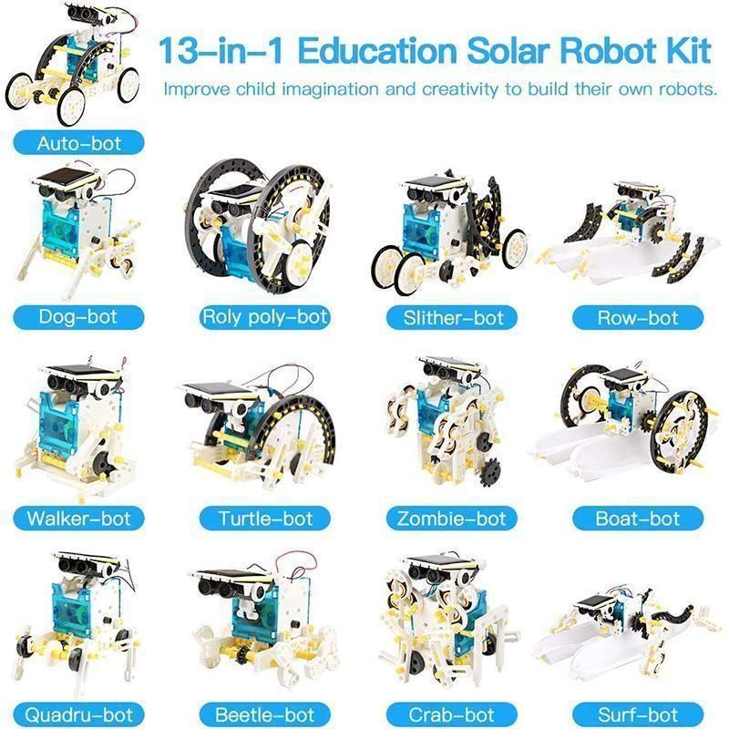 Skanto | 13-in-1 Educational Solar Robot Toy