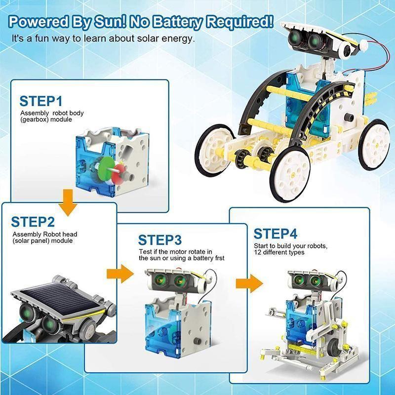 Skanto | 13-in-1 Educational Solar Robot Toy