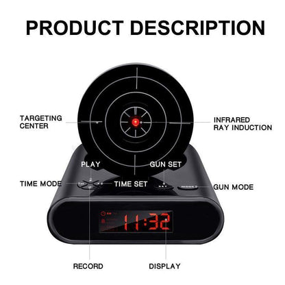 Skanto | Gun Target Alarm Clock