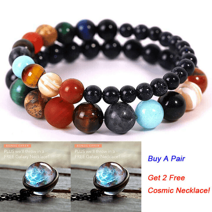 BowLift | Natural Stone Solar System Bracelet
