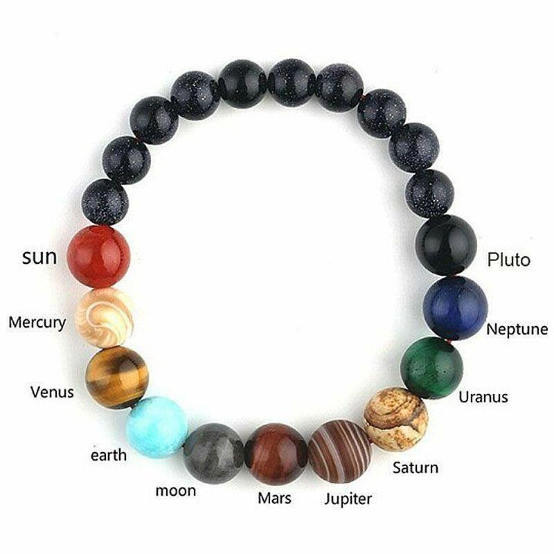 BowLift | Natural Stone Solar System Bracelet