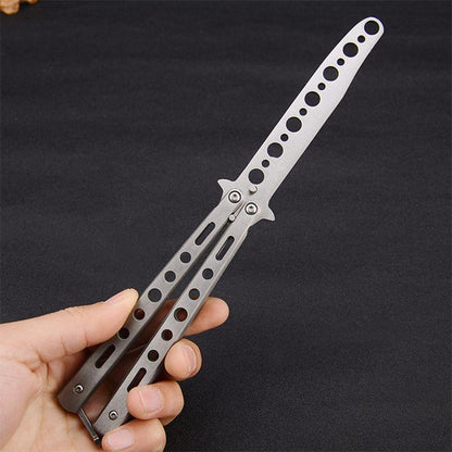 Butterfly knife training tool