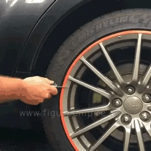 Skanto | Alloy Wheel Rim Protector | High Adhesion, Easy Installation & Edge Trim for Flashing Car Rims