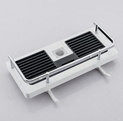 Bathroom Shelf Caddy for Shower Rail, No Drilling Pole Shower Storage Rack Holder | Bowlift