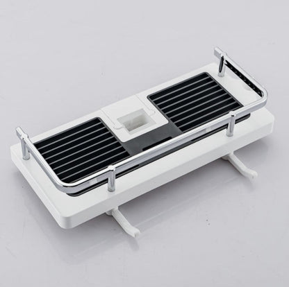 Bathroom Shelf Caddy for Shower Rail, No Drilling Pole Shower Storage Rack Holder | Bowlift