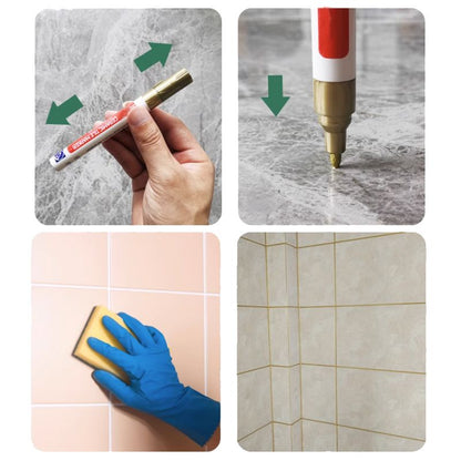 Pousbo Anti-Mold and Waterproof Grout Pen for Ceramic Tiles