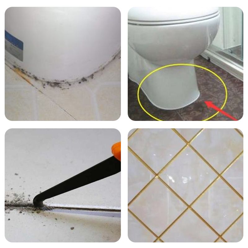 Brehn | Grout Repair Pen | Waterproof Polymer Sealant | Anti-Mold Formula | Quick-Drying & Odorless | For Tiles in Bathroom & Kitchen